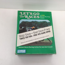 Vintage Let&#39;s Go to the races VCR horse racing game night at the races p... - $19.75