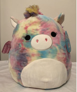 kellytoy squishmallow Tie Dye 12”Jamie the Pegasus Squishmallow Toy - $19.78