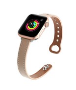 Worryfree Gadgets Leather Band Compatible with Apple Watch 38/40/41mm iW... - €13,60 EUR