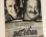 Jake And The Fatman TV Guide Print Ad William Conrad Joe Penny TPA7 - $6.92