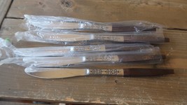 5 MCM Mid Century Modern Wood Handle Knives - $14.84