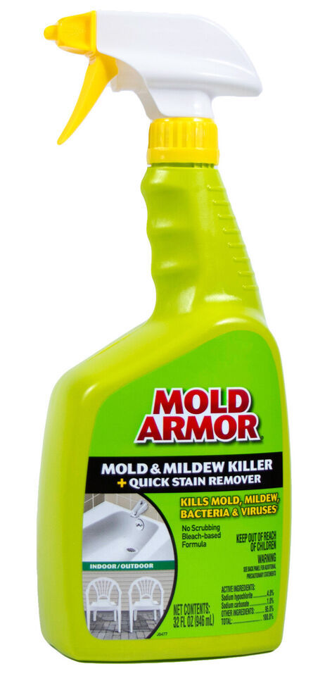 MOLD ARMOR Mold and Mildew Killer + Quick Stain Remover – 32 OZ - $12.95