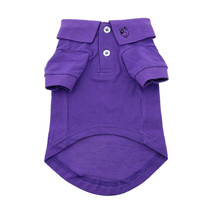 Solid Ultra Violet 100% Cotton Button Up Polo Shirt -Sizes XS - 3XL  - $266.36 MXN