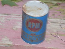 Vintage RPM Outboard Moto Oil Metal Empty Quart Can - $39.60