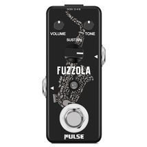 Pulse Technology FUZZOLA Vintage Classic 70&#39;s Fuzz Guitar/Bass Pedal - £23.33 GBP