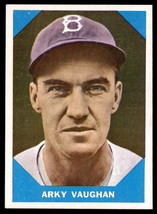 1960 Fleer Baseball Greats #11 Arky Vaughan VG-EX-B108R12 - $29.70