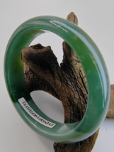 57.80mm Oval Shape Natural Jadeite Jade Bangle Bracelet # 60 gram # 300 ... - $1,500.00