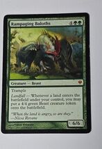 Rampaging Baloths Zendikar Regular Mythic Rare 6/6 Green Creature Trample - $1.48