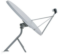 39 Inch 99Cm Satellite Dish Free Tv Ku Band Fta With Tr Mount And Single Lnb - £238.99 GBP
