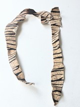 A Lot Of Two Stingray Skin Pieces Scraps Leather Beige 17x1.25&quot; - $9.89