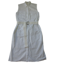 NWT Helmut Lang Optic White Washed Bellow Poplin Cotton Shirt Dress 6 $495 - £79.32 GBP
