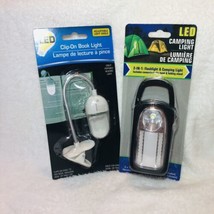 LED Clip-On Book Light/LED Camping Light-LOT - £10.39 GBP