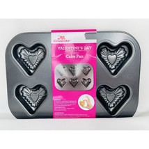 Be Mine Heart Cake Pan Makes 6 Valentines Love Small Cakes Kitchen - $14.17