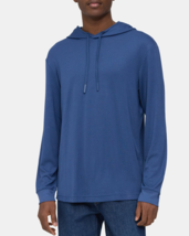 Theory Men&#39;s Modal Blend Traer Jersey Hoodie in Sargasso Blue M0199526-2XL - £61.42 GBP