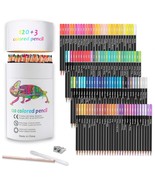Premium Colored Pencils,Set Of 120 Colors,Artists Soft Core With Vibrant... - £35.95 GBP