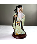 Chinese Immortal Ceramic Fuxing Fu Mud Man Good Fortune &amp; Wealth Figurin... - $683.83 CAD