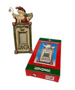 Kurt Adler Christmas Photo Picture Frame Believer In Santa Boxed 2” x 1.25” - $272.87 MXN