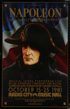 Napoleon Radio City Music Hall - Abel Gance 1927-1981RR Original Movie Poster - £135.64 GBP