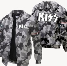 Brand New camouflage Kiss Jacket. Super Cool  - $79.19