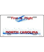 North Carolina Novelty State Background Blank Metal License Plate - £17.54 GBP