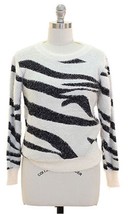 Fuzzy Knit Sweater Animal Print Crew Neck Long Sleeves Women’s Plus Size 2X New - £13.40 GBP