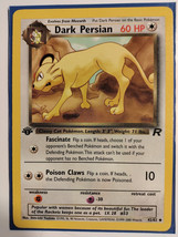 Pokemon TCG Dark Persian 42/82 Uncommon 1st Edition Team Rocket NM - £7.16 GBP
