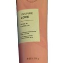 Bath &amp; Body Works Aroma INSPIRE LOVE ROSE &amp; VANILLA Body Cream 8 oz. - £12.72 GBP
