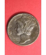 1943 D Silver Mercury Dime Exact Coin Shown Fast Flat Rate Shipping OCE 85 - $19.34 CAD