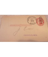 Vintage Grand Trunk Railway System Cassopolis MIch Goods Claim Card 1914 - €12,92 EUR