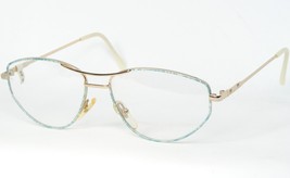 Vintage TREND COMPANY 363 1 Gold/Türkis Brille Brillengestell 54-18-138mm - £44.02 GBP