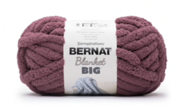 Bernat Big Blanket Yarn, Plum Purple, 32 Yards, 10.5 Oz., 100% Polyester - $18.79
