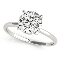 Unique design 2 carat diamond engagement ring/14K white gold simple diamond ring - £26,173.05 GBP