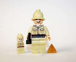 YY Minifigure Building Custom Rene Bellog Indiana Jones Raiders of the Lost Ark - £5.25 GBP