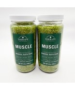 X2 Village Naturals Therapy Muscle Mineral Bath Soak 20 Oz Eucalyptus mint - $24.99