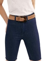 FREE PEOPLE SO CHIC BIKER SHORTS RINSE COBALT NWT - $28.70
