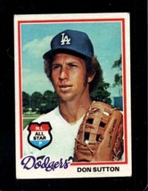 1978 Topps #310 Don Sutton Vg+ Dodgers Hof *X92397 - £1.53 GBP