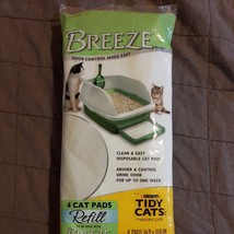 Tidy Cats Breeze Cat Pads (1 Pack of 4 Pads) Absorbent Liner - £6.16 GBP