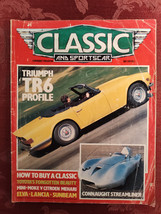 Rare Classic Sportscar Magazine July 1983 Triumph TR6 Connaught Streamliner - £12.94 GBP