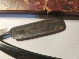 Island football national team Rikhardur Jonsson 1949 Vintage straight razor - £106.64 GBP