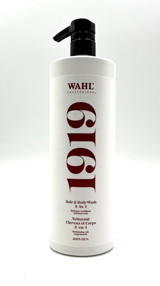 Wahl 1919 Hair & Body Wash 3-In-1 Shampoo/Conditioner/Body Wash 33.8 oz