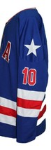 Any Name Number Team USA Retro Hockey Jersey New Blue Johnson Any Size image 4