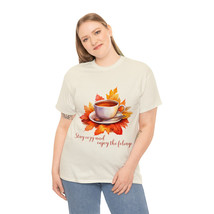 Stay cozy fall cup of tea t shirt gift for her stocking stuffer Unisex tee - $17.30+