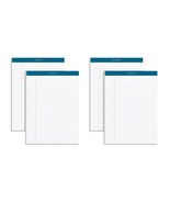 TOPS Docket Writing Pads, 8-1/2&quot; x 11-3/4&quot;, Narrow Rule, White Paper, 10... - £46.40 GBP