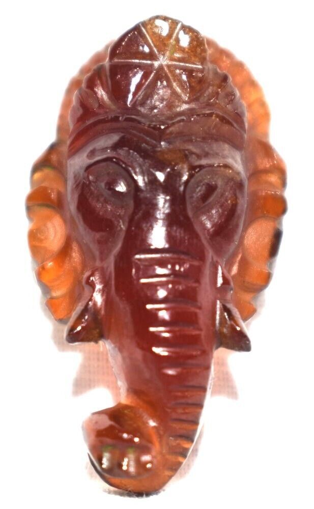 Lord Ganesha In Natural Gomed Gemstone - 25 carats - $113.85