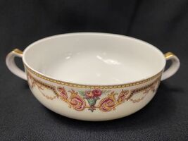 Haviland Saratoga Vintage Cream Soup Bowl Double Handle  - $346.60 MXN