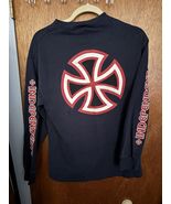 Independent Truck Company Shirt Mens Medium Blue Long Sleeve Crewneck - $40.23 CAD