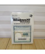 Microsoft Windows NT Workstation 4.0 SP4 CD-ROM, 3.5 Floppies, Manual &amp; ... - $23.36