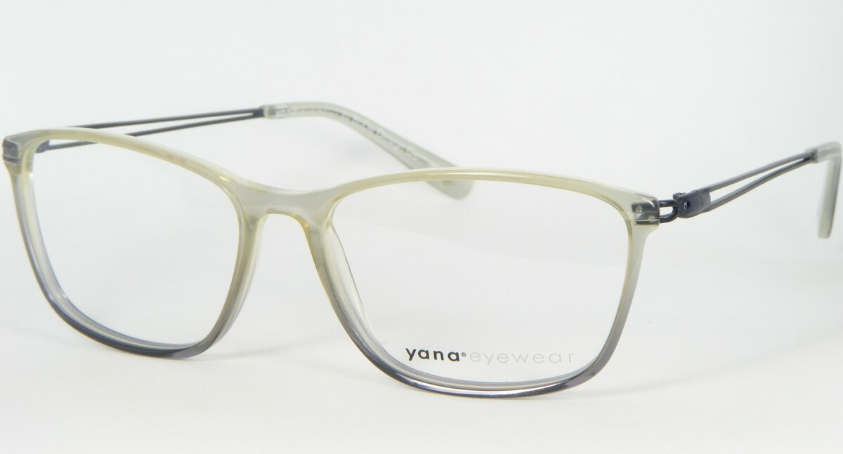 Yana Por BoDe Diseño 2234 54 Gris Grado Marfil Transparente Gafas 55-16-... - $58.40