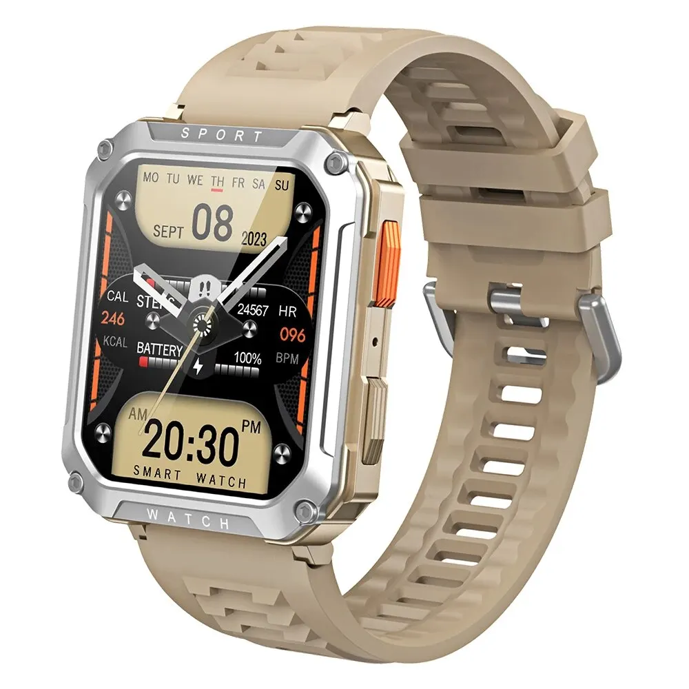 T8 PRO Outdoor Military Smart Watch Men Bluetooth Call Sport Smartwatch 2.01 Inc - £58.18 GBP