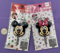 Disney Mickey & Minnie Mouse Key Covers Set - Double the Magic, Double the Charm - £23.74 GBP